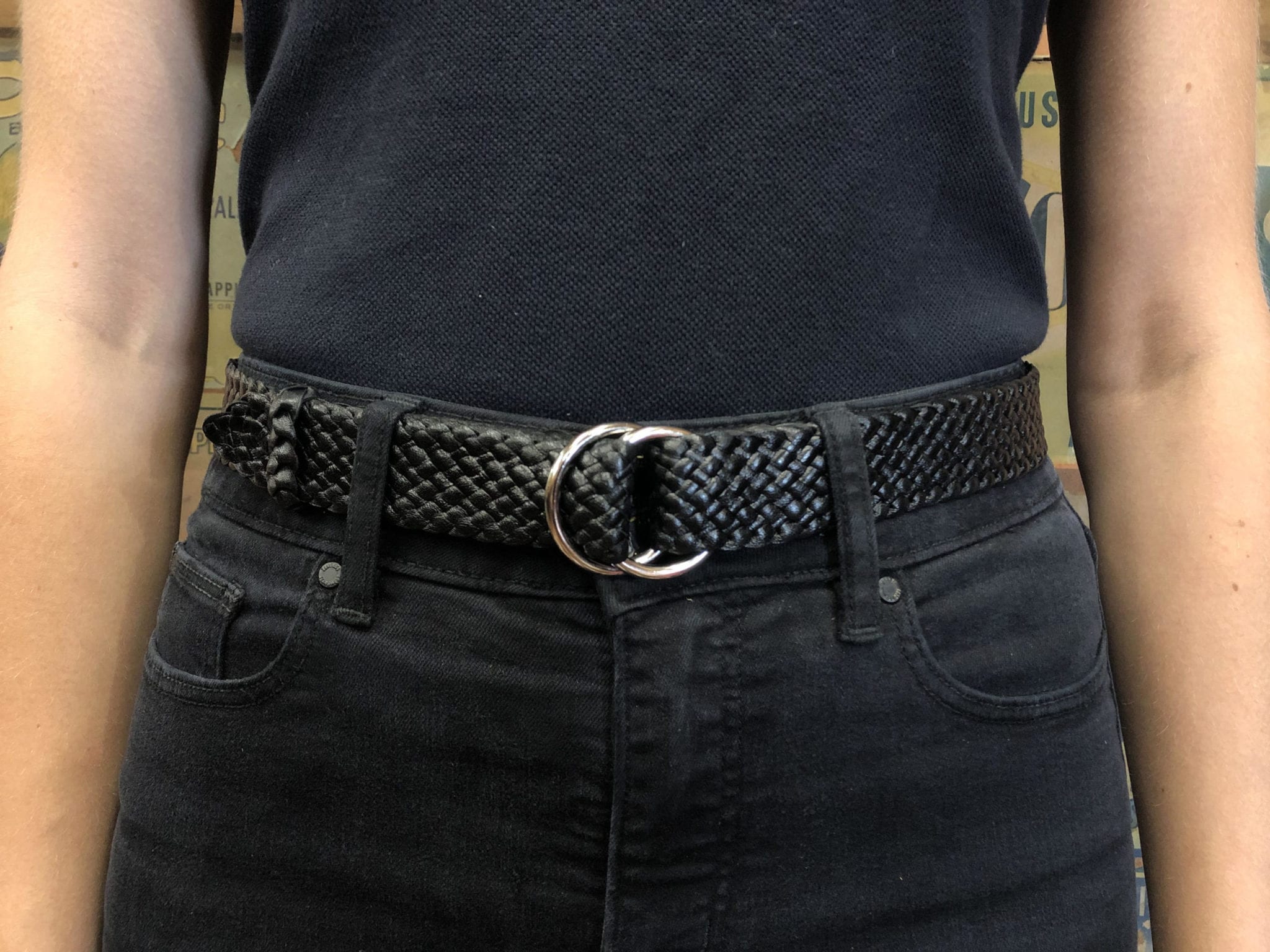 "Jumbuck" Hand Plaited 12 plait Kangaroo Leather Belt Handcrafted in Australia