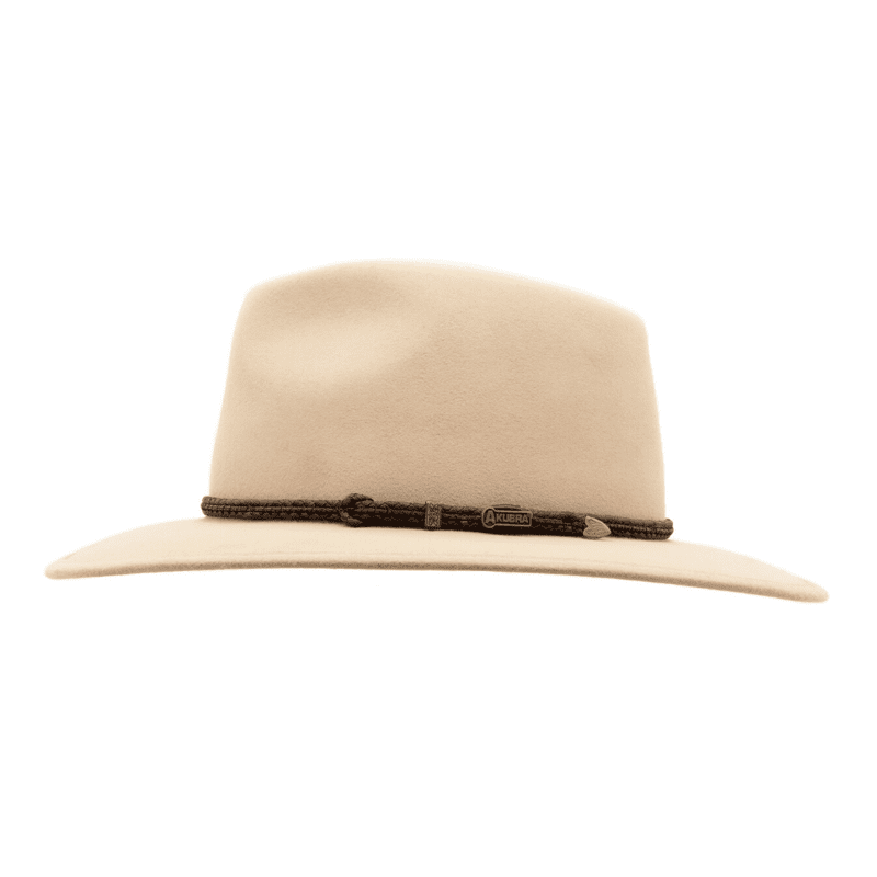 akubra traveller hat sand