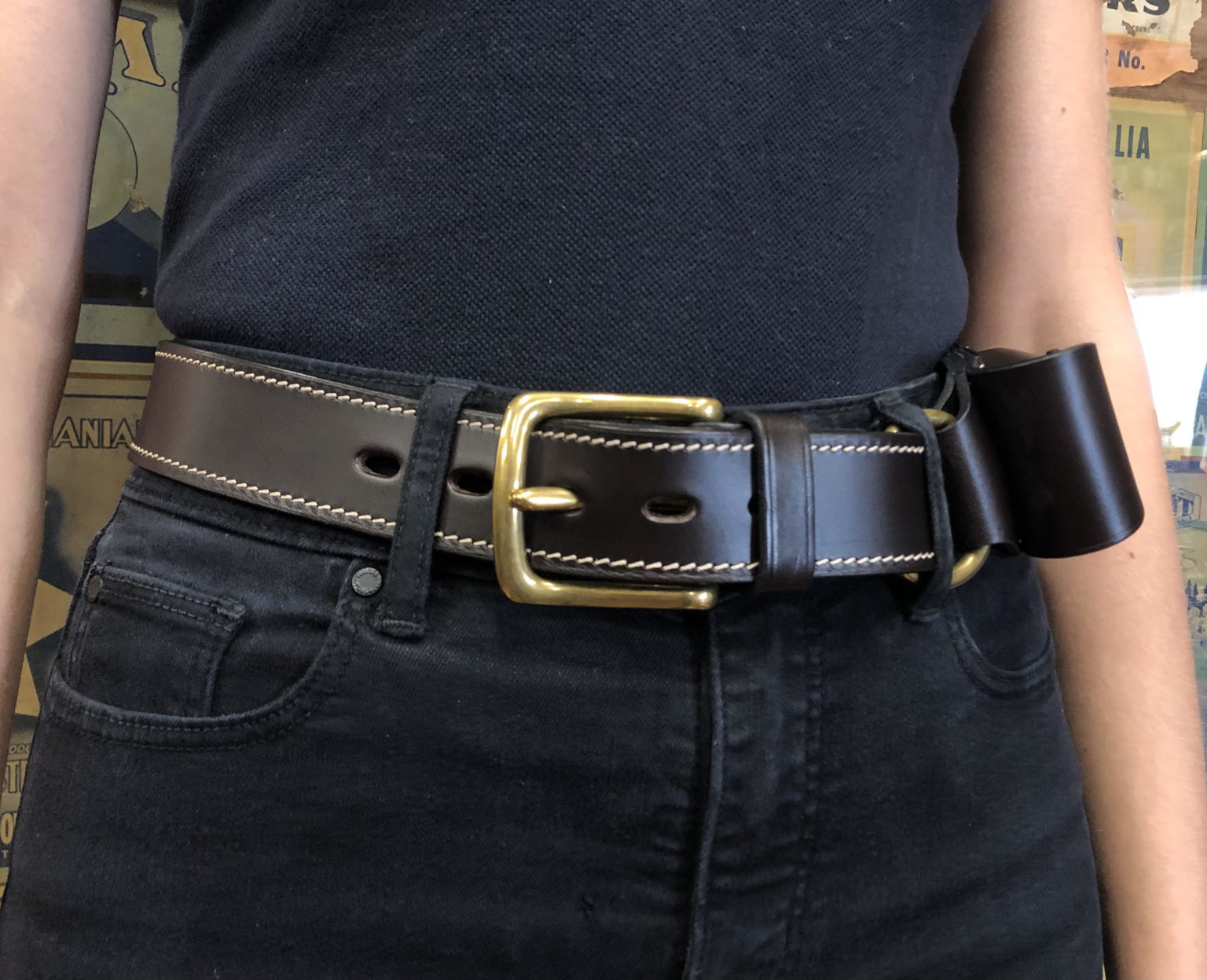 Leather Hobble Belt with Leatherman Pouch - Simon Martin Whips ...